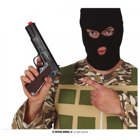 PISTOLA NEGRA 29 CM.